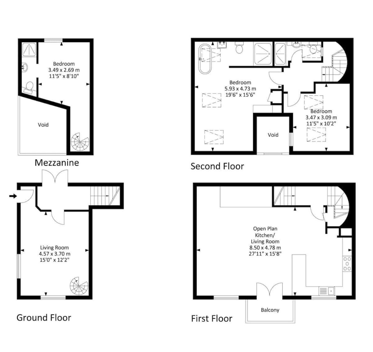Converted Factory Loft Apartment Бристоль Екстер'єр фото